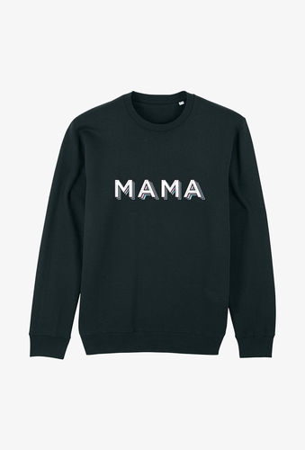 Sweatshirt "MAMA", schwarz